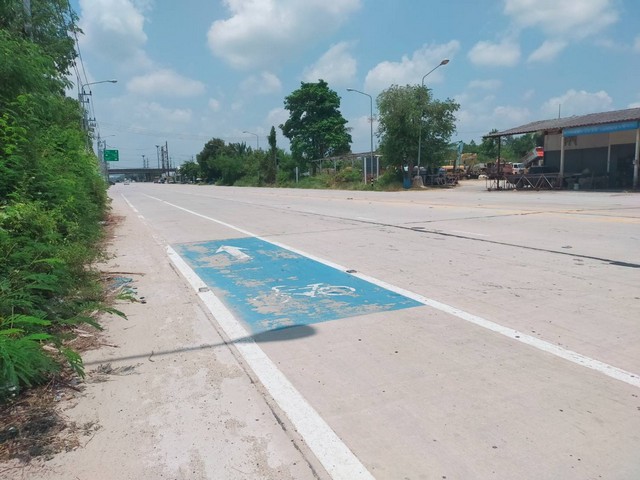 ขายที่ดินถมแล้วใกล้แยกบ้านแลง 6 ไร่ ผังสีแดง เขตเมืองระยอง