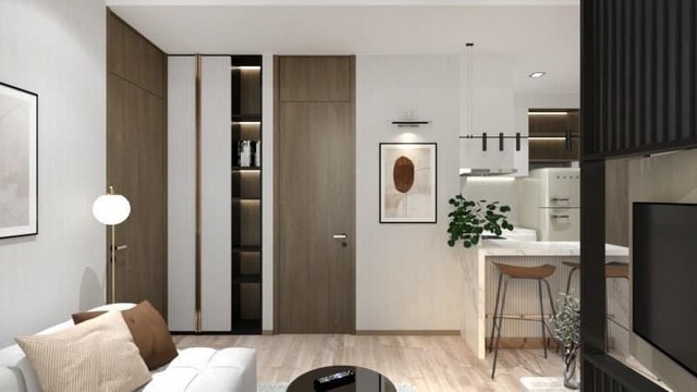 ให้เช่าห้องใหม่ ไม่เคยปล่อยเช่า  Condo Noble BE19  ขนาด 60 ตารางเมตร  built-in ทั้งห้อง ตกแต่งครบพร้อมอยู่