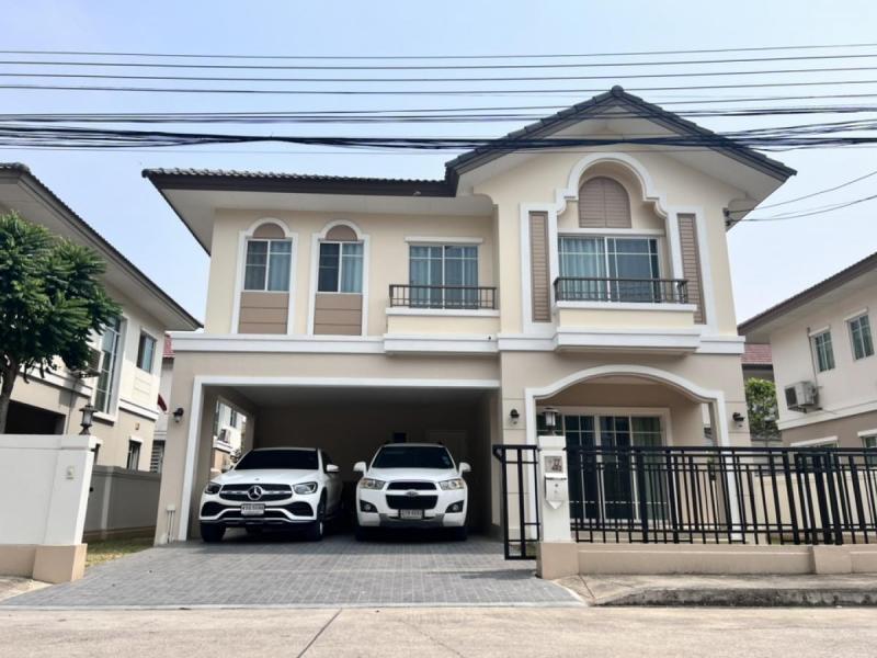 ขายบ้านเดี่ยว 2ชั้น สภาพดีมาก หมู่บ้านภัสสร19 วัชรพล วงแหวนจตุโชติที่ตั้ง : หมู่บ้านภัสสร19 วัชรพล วงแหวนจตุโชติ แขวงออเงิน เขตสายไหม กรุงเทพมหานคร 10220พิกัด : https://maps.app.goo.gl/mFSKimkNBTsHMm1e6?g_st=ilขนาดพื้นที่ : พื้นที่ใช้สอย 169 ตร.ม.  พื้นที่ดิน 53.5 ตร.วารายละเอียด : บ้านเดี่ยว หมู่บ้านภัสสร 19 (วัชรพล วงแหวนจตุโชติ)  2 ชั้น 3 ห้องนอน 3 ห้องน้ำ 1 มุมพักผ่อนชั้นบน 1 ห้องครัว จอดรถ 2 คัน  บ้านเย็นสบายต