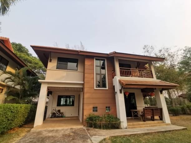 ให้เช่า 38,000 บาท/เดือน 140 ตรว. บ้านเดี่ยว 2 ชั้น หนองควาย หางดง สไตล์ล้านนา​ บ้านสวย ร่มรื่น ตกแต่งครบ พร้อมเข้าอยู่ได้เลย