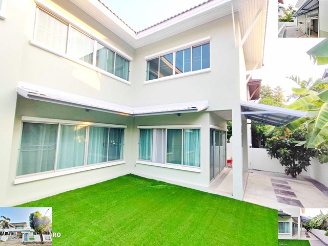 ให้เช่าบ้านเดี่ยว 2 ชั้น ตลาดพระราม 5 บรรยากาศดี 74ตรว. 230ตรม. ร่มรื่น สะอาด 3นอน 3น้ำ 2จอดรถ 2แอร์ เดินทางสะดวก เดอะวอล์ค ราชพฤกษ์