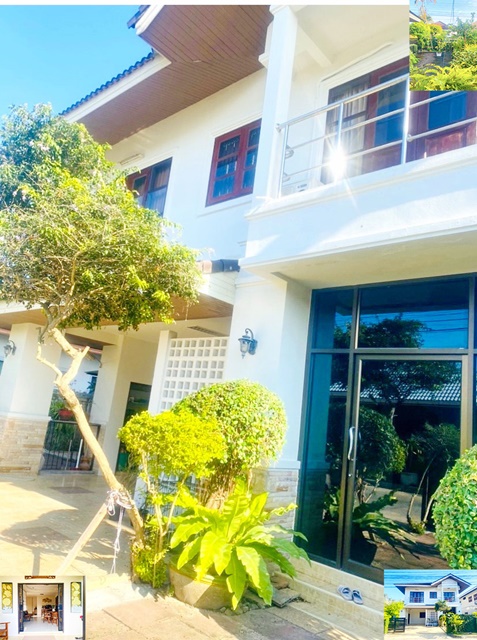 ติดปั๊มปตท. เซ็นทรัล หาดใหญ่ ให้เช่าบ้านเดี่ยว 2 ชั้น 4นอน 3น้ำ 2จอดรถ 4แอร์ วิวสวน บรรยากาศดี 38ตรว. 195ตรม.  เดินทางสะดวก