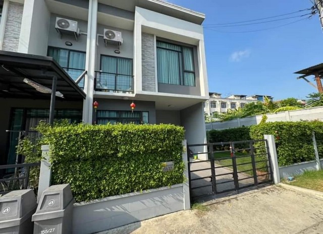ให้เช่าทาวน์โฮม 2 ชั้น 3 ห้องนอน โครงการแกรนด์ พลีโน่ วัชรพล-สุขาภิบาล 5 หลังริมต้นซอย ติดถนนใหญ่สุขาภิบาล 5 ออเงิน สายไหม ใกล้ทางด่วน
