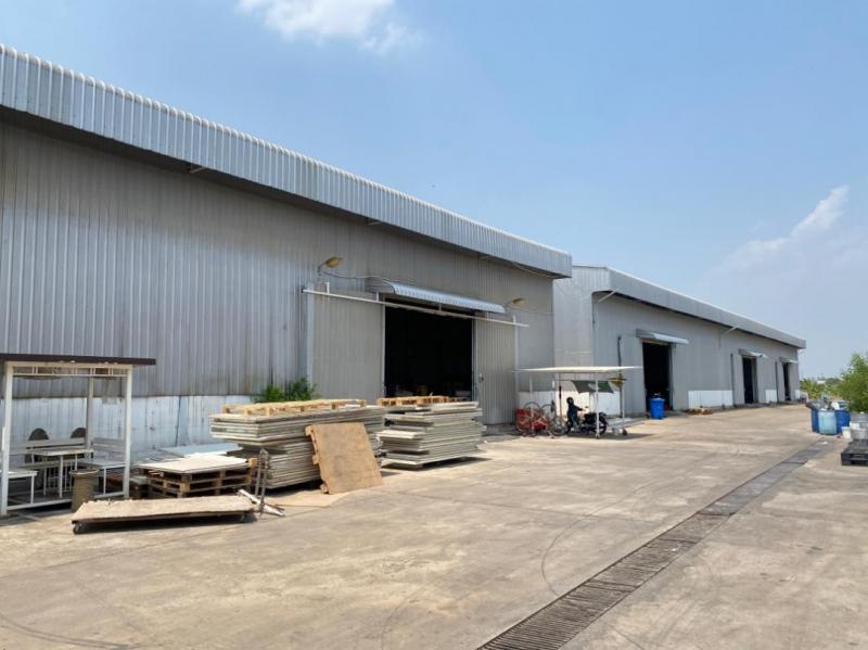 ให้เช่าโรงงาน1,000 - 1,400 ตรม. ย่านคลองข่อย ลำโพ ถนน 345 ปทุมธานี Load 2 ตัน คอนเทนเนอร์เข้าได้