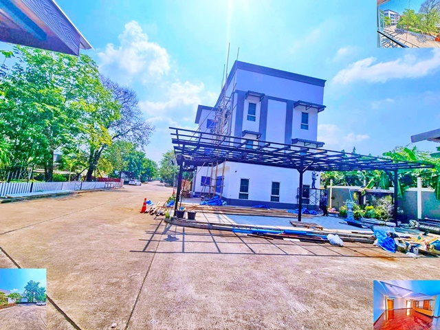 ให้เช่าอาคารพาณิชย์ 3 ชั้น MRT บางชัน ซาฟารี 198ตรว. 295ตรม. มีพื้นที่จอดรถ 4นอน 7น้ำ เข้า-ออกสะดวก เดอะ พรอมานาด 