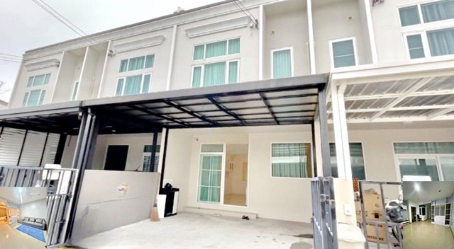 ทำเลดี สงบ 3นอน 3น้ำ  4แอร์ เดินทางสะดวก บิ๊กซี สุขาภิบาล 5 BTS คูคต ให้เช่าทาวน์เฮาส์  2 ชั้น สวยมาก 22ตรว. 135ตรม. 