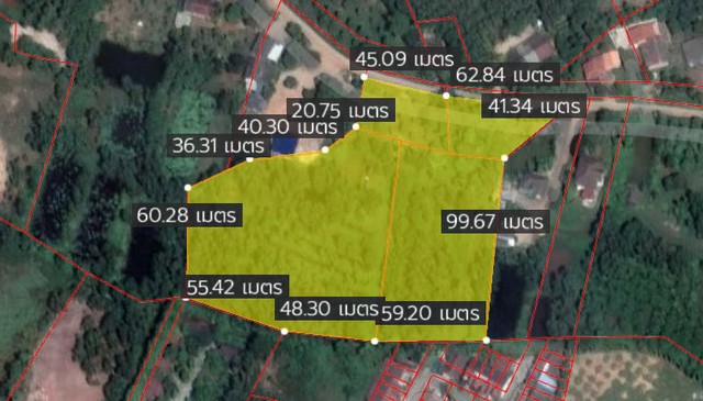 (ถูกที่สุดในตลาด) ขายที่ดินสวนมะม่วง (ติดถนนคอนกรีต) ต.ซากพง อ.แกลง จ.ระยอง, 9-3-74.2 ไร่ ราคา 12 ล้านบาท 