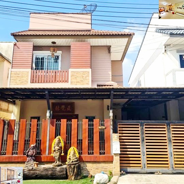 ขาย-เช่าบ้านเดี่ยว 2 ชั้น ทาสีใหม่ ตลาดถนอมมิตร 2 กม. 35ตรว. 138ตรม. สวยมาก รักสัตว์ 4นอน 3น้ำ 1จอดรถ 5แอร์ ใกล้ทางด่วนฉลองรัช