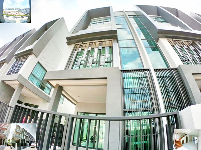  ให้เช่าโฮมออฟฟิศ 4 ชั้นระดับพรีเมี่ยม 23ตรว.BRT ดอนเมือง 280ตรม. ลิฟท์แก้วส่วนตัว3นอน 5น้ำ 2จอดรถ 6แอร์