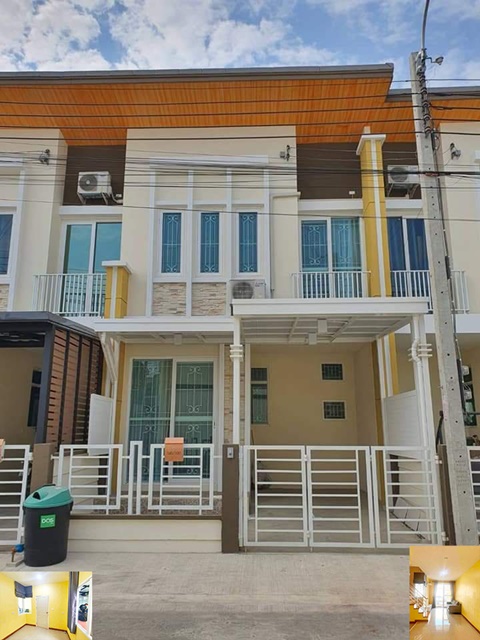 ทิศเหนือ 18ตรว. MRT สวนหลวง ร.9 4กม. ให้เช่าทาวน์โฮม 2 ชั้น  140ตรม. บรรยากาศดี 3นอน 2น้ำ 3แอร์ ตลาดนัมเบอร์วัน ราม 2