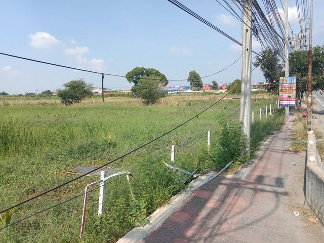 ให้เช่าและขายที่ดิน8ไร่+ ติดถนนวัดศรีวารีน้อย ตำบลบางโฉลง ใกล้มหาวิทยาลัยหัวเฉียว ใกล้สนามบินสุวรรณภูมิ