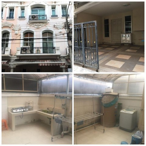 ให้เช่าทาวโฮม  ใกล้ตลาดบอง มาเช่  3 ชั้น บ้านกลางเมืองมอน ติคาร์โล ย่านจตุจักร