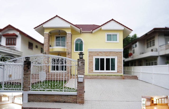 BTS น้อมเกล้า 5นอน 4น้ำ ให้เช่าบ้านเดี่ยวหรู 2 ชั้น รีโนเวทใหม่ รักสัตว์ 98ตรว. 250ตรม. คฤหาสน์  3จอดรถ 7แอร์ ทำเลดีมาก 