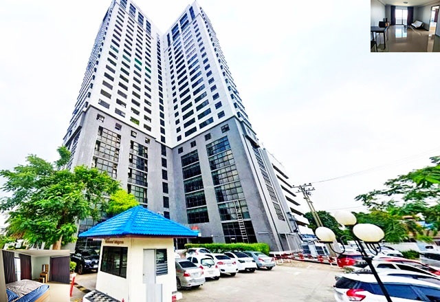 ศรีนครินทร์ ให้เช่าคอนโด 1 ห้อง เฟอร์ครบ อาคาร A ชั้น 9 29ตรม. MRT หัวหมาก รีเจ้นท์  1นอน 1น้ำ 1แอร์ 1จอดรถ  ธัญญะ ช็อปปิ้ง พาร์ค