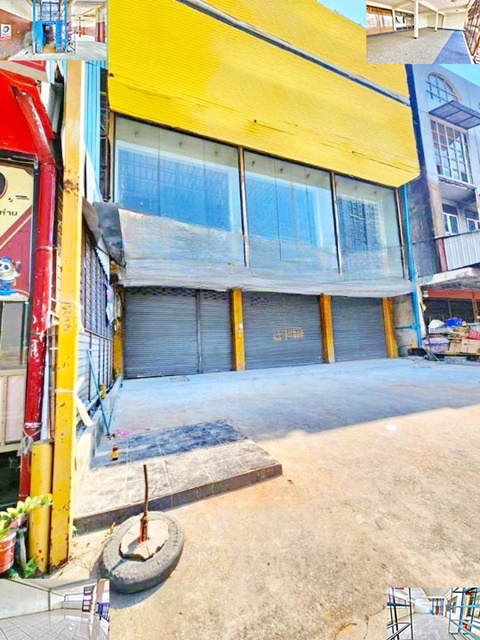 ให้เช่าอาคารพาณิชย์ 3 คูหา 4 ชั้น ลาซาล BTS แบริ่ง 90เมตร  หน้ากว้างมาก 98ตรว. 700ตรม. เก็บของ มีพื้นที่จอดรถ 