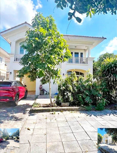 หนองจอก ให้เช่าคฤหาสน์ 2 ชั้น สุวินทวงศ์ สวนรอบบ้าน 98ตรว. 198ตรม. รักสัตว์ บรรยากาศดี 3นอน 3น้ำ 4จอดรถ 2แอร์ ใกล้ลาดกระบัง 