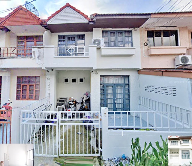 ย่านสายไหม สุขาภิบาล5 ปล่อยเช่าทาวน์โฮม 2 ชั้น สไตล์มินิมอล 24ตรว. 110ตรม. แหล่งชุมชน หากินง่าย 3นอน 2น้ำ 2จอดรถ 1แอร์ BTS คูคต 