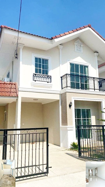 โฮมโปร 2.5 กม. วงแหวน ลำลูกกา คลอง6 ผ้าม่านครบ ให้เช่าบ้าน 2 ชั้น 35ตรว. 148ตรม. มีสวน 3นอน 3น้ำ 2จอดรถ 4แอร์ ม่านทั้งหลัง BTS คูคต เดินทางสะดวก