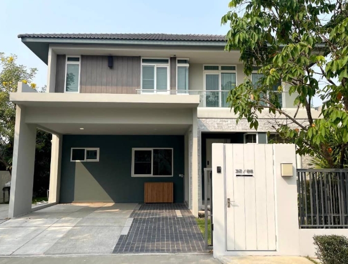  ให้เช่าบ้านเดี่ยว หมู่บ้าน มันฑณาบางนา-วงแหวน (รามคำแหง 2) บ้านใหม่ ย่านบางนา พร้อมอยู่ 