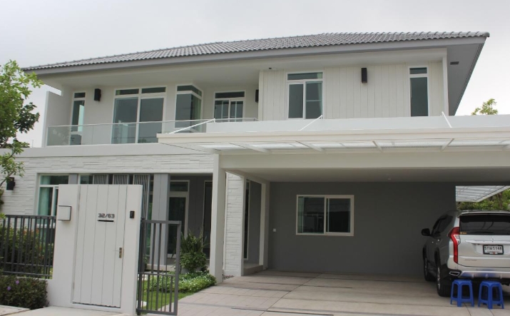 ให้เช่าบ้านเดี่ยว2ชั้น มัณฑนา บางนา วงแหวน (ในซอยรามคำแหง2)4 ห้องนอน 5 ห้องน้ำ