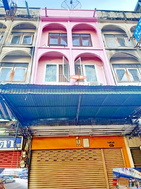 MRT รามอินทรา กม.4 ให้เช่าอาคารพานิชย์ 5 ชั้น แหล่งพลุพล่าน 18ตรว. 265ตรม. เปิดหน้าร้าน 4นอน 3น้ำ 1จอดรถ  1แอร์ ฟู้ดแลนด์ รามอินทรา 