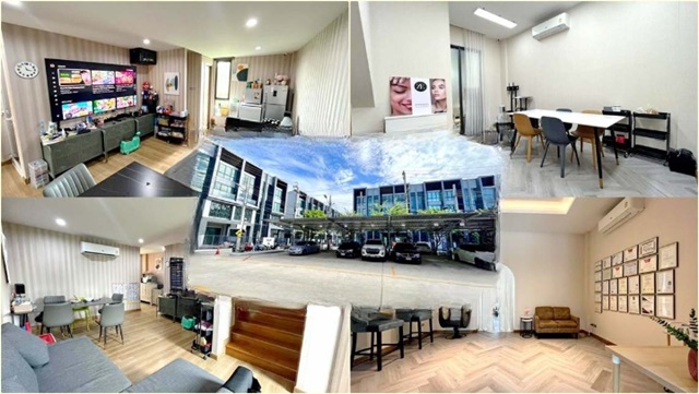 BRT ดอนเมือง 2 กม. พร้อมลิฟต์แก้วส่วนตัว ขาย-เช่าโฮมออฟฟิศ 4 ชั้น ประชาอุทิศ 22ตรว. 240ตรม. ทำธุรกิจ 3นอน 6น้ำ มีพื้นที่จอดรถ 8แอร์ 