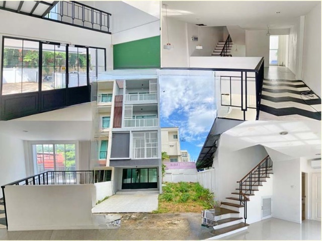 ให้เช่าโฮมออฟฟิศ 3 ชั้นครึ่ง 58ตรว. 185ตรม.โรบินสัน ลาดกระบัง 16-22  อ่อนนุช 3นอน 3น้ำ 3จอดรถ 3แอร์ ร่มรื่นเงียบสงบ APL ลาดกระบัง 