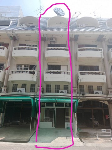 ขายด่วน อาคารพาณิชย์4.5ชั้น ซ.เยาวพา กรุงเทพ ใกล้ MRTเตาปูน