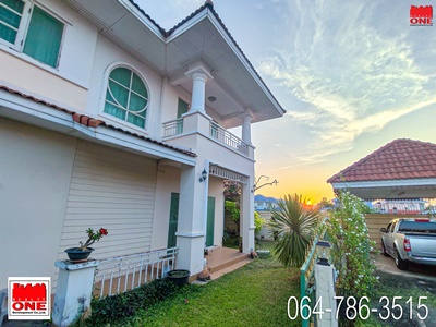 บ้านเดี่ยว2ชั้น หลังริม หมู่บ้านธาราฟ้าใส1 ถนนบันเทิง ใจกลางเมืองสระบุรี ราคาถูก 