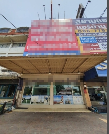 ให้เช่าอาคาร5ชั้น 2 คูหาทะลุกัน ติดรถไฟฟ้า รามอินทรา กม.6 พื้นที่ 400 ตรม 