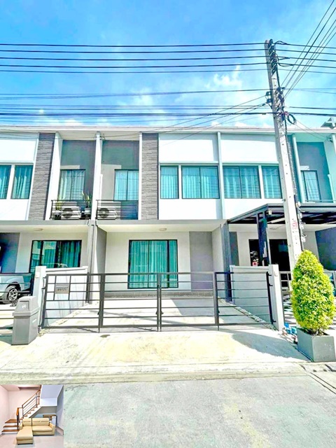 ให้เช่าทาวน์โฮม 2 ชั้น ฟิวเจอร์พาร์ค รังสิต 2 กม.BRT รังสิต 20ตรว. 130ตรม. ทำเลดี Pleno 3นอน 2น้ำ 2จอดรถ 4แอร์ บิ๊กซี รังสิต