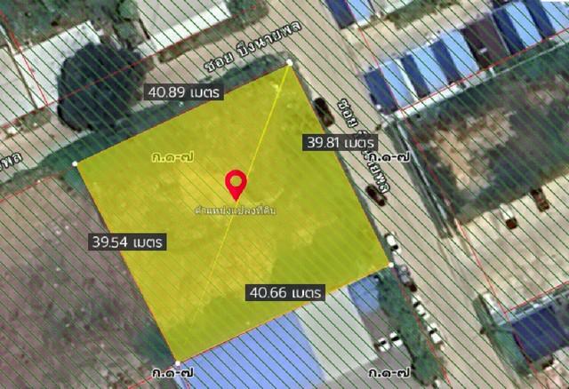 ขายที่ดิน เนื้อที่ 1 ไร่ ประชาร่วมใจ ซอย 43 คลองสามวา มุมถนน 2 ฝั่ง แปลงสี่เหลี่ยมจัตุรัส เหมาะสำหรับสร้างบ้าน โรงงาน โกดัง หรือทำร้านอาหาร