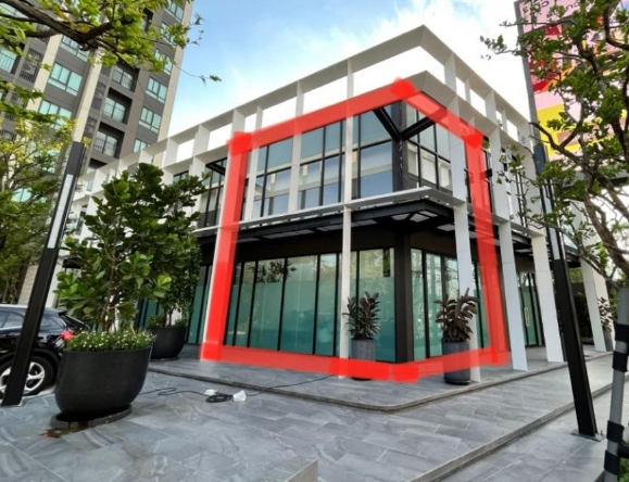 ให้เช่าพื้นที่ ขนาด 30 ตรม ถนนงามวงศวาน หลักสี่ ในโครงการ Nue Noble  เหมาะทำหน้าร้าน คาเฟ่ เสริมสวย สปา