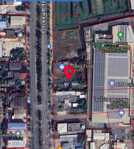 ขายที่ดิน ถนนพุทธมณฑลสาย 3  เนื้อที่ 351 ตารางวา  ศาลาธรรมสพน์  ทวีวัฒนา   ZT382 