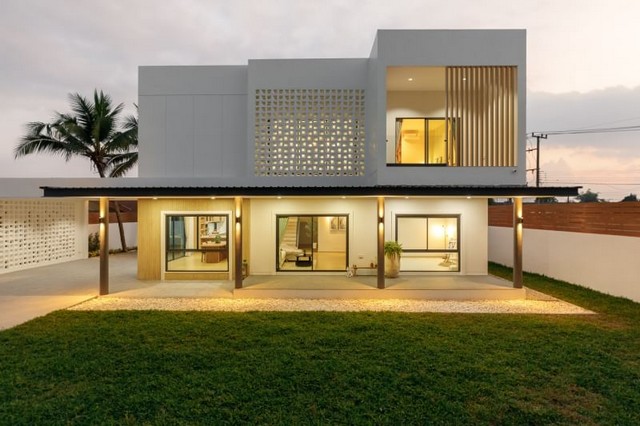 บ้านสร้างใหม่ สไตล์โมเดิร์น ตกแต่งสวย ใกล้ 89พล่าซ่า ท่าวังตาล สารภี