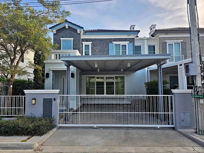 BH2921 ให้เช่าบ้านแฝด 2 ชั้น หมู่บ้านอัญญ่า บางนา-รามคำแหง2 กรุงเทพฯ  ขนาด 38.7 ตร.วา, 2 ห้องนอน, 3 ห้องน้ำ, 2 ที่จอดรถ