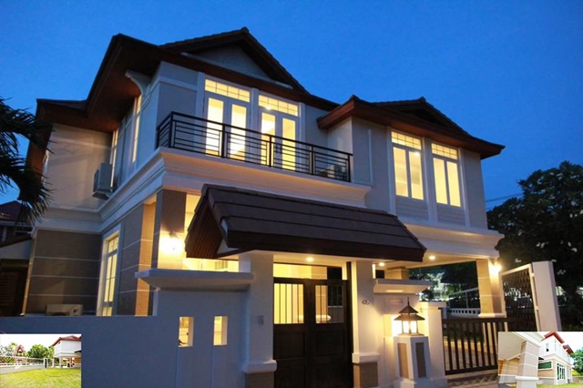 กิ่งแก้ว9-15 บางนา-ตราด ให้เช่าคฤหาสน์ บ้านเดี่ยว 2 ชั้น บ้านเปล่า หัวมุม 105ตรว. 340ตรม. ไม่ร้อน บรรยากาศดี 4นอน 4น้ำ 2จอดรถ 8แอร์ เซ็นทรัล บางนา 