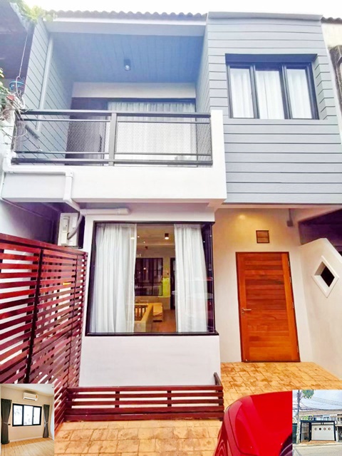 ให้เช่าทาวน์โฮม 2 ชั้น รัชดา ประชาราษร์บำเพ็ญ 16-28 MRT สุทธิสาร  รีโนเวทใหม่ 29ตรว. 160ตรม. ทำเลดีมาก 2นอน 2น้ำ 2จอดรถ 3แอร์ สวยทุกมุม
