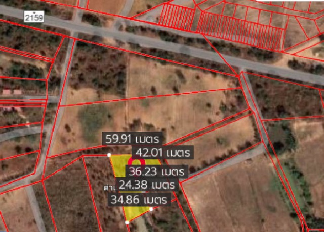 ขายที่ดินเปล่า 2 แปลง รวม 40-1-27 ไร่ ต.โคกแปลง อ.เมืองชัยภูมิ จ.ชัยภูมิ, ราคา 36,735,750 บาท