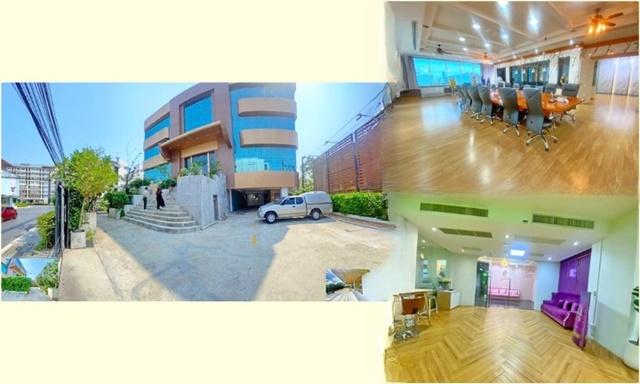 สำนักงาน 3งาน 2ตรว. ห้วยขวาง ทาวน์อินทาวน์ ให้เช่าอาคารพาณิชย์ 5 ชั้น 1,505ตรม. ธุรกิจออนไลน์ ติดป้ายใหญ่ 12นอน 15น้ำ 20จอดรถ เหม่งจ๋าย 