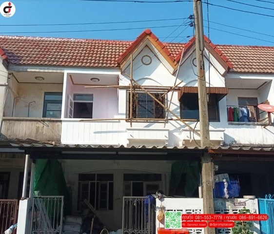 ทาวน์เฮ้าส์ 2 ชั้น หมู่บ้าน ภูมิสุวรรณวิลล่า หลังบิ๊กซี อ้อมใหญ่-1 ล้านต้นๆ