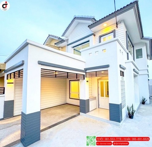 บ้านแฝด หลังมุม หมู่บ้าน ทิพธนา เพชรเกษม 55 ติดถนนเพชรเกษม