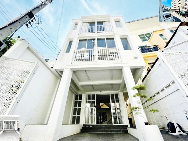  รัชดา 33ตรว.MRT ห้วยขวาง วิภาวดิ 2-12 ให้เช่าอาคารพาณิชย์ 3 ชั้น ไม่เคยอยู่ 275ตรม. ไฟ 3 เฟส ทำเลใจกลางเมือง 3นอน 5น้ำ 1จอดรถ ธุรกิจ