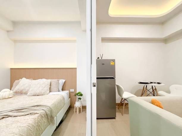 ขายเพียง 1.55 ล.เท่านั้น 26 ตรม. ศรีธนา 1 คอนโด ทำairbnbได้ ถนนห้วยแก้ว ทำเลดี ใกล้นิมมานเหมินทร์ ตกแต่งสวย เฟอร์นิเจอร์ครบ พร้อมอยู่