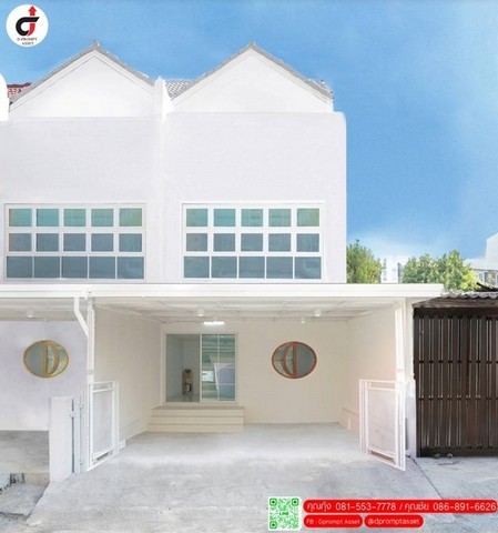 ทาวน์เฮ้าส์ 3 ชั้น พหลโยธิน 69 แปลงมุม เล่นระดับ สไตล์ มูจิ BTS อยู่หน้าปากซอย 