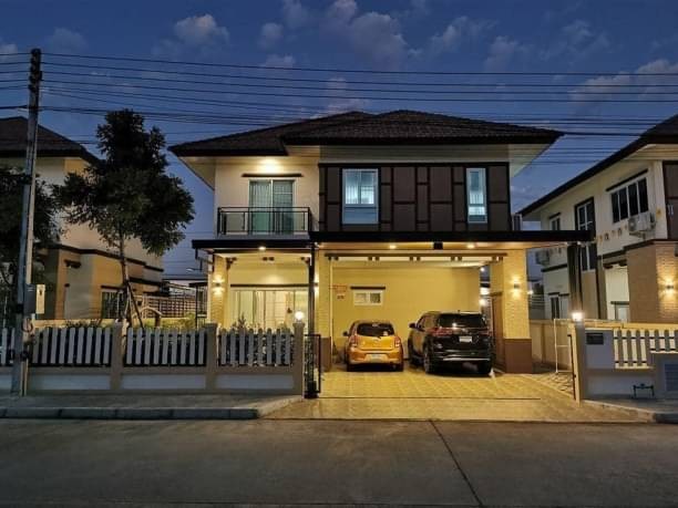 ขาย 4.9 ล.เท่านั้น 59.8 ตรว. แกรนด์ล้านนาเมอริเดียน​ สันกำแพง​ บ้านเดี่ยว​ 2​ ชั้น​ สไตล์Lanna Contemporary​ บ้านยังไม่เคยปล่อยเช่า