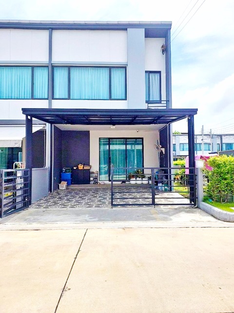 กาญจนาภิเษก39-57 ตลาดนัมเบอร์วัน ราม 2 2 กม. ให้เช่าทาวน์เฮาส์ 2 ชั้น แปลงมุม 24ตรว. 150ตรม. ส่วนตัว 3นอน 2น้ำ 2จอดรถ 3แอร์ MRT ศรีอุดม 