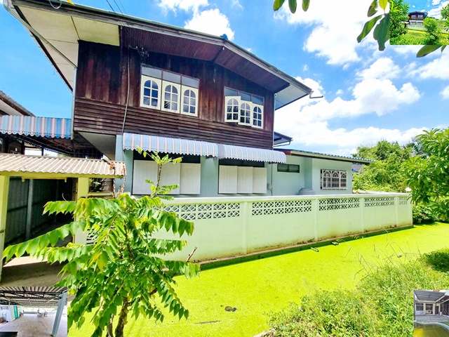 บ้านไทย 2 ชั้น บางกระเจ้า พระประแดง 152ตรว. 325ตรม. เฟอร์ครบ ปอดแห่งกรุงเทพ 3นอน 2น้ำ 4แอร์ พื้นที่สีเขียว ตลาดน้ำบางน้ำผึ้ง เครื่องซักผ้า 