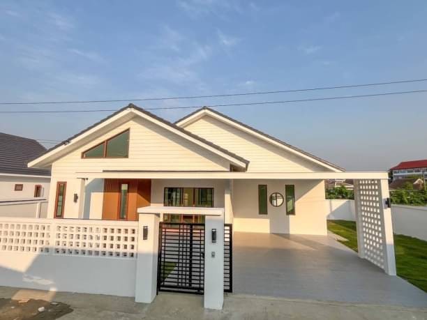 ราคาเริ่มต้นที่ 2.1 ล้าน เริ่มที่ 50 ตรว. หางดง บ้านสร้างใหม่ ชั้นเดียว สไตล์มินิมอล ราคาไม่แพง ใกล้กาดฝรั่ง เข้าเมืองเพียง 10-15 นาที