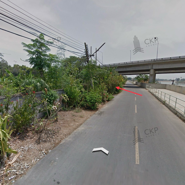 ขาย ที่ดินเปล่าริมแม่น้ำเจ้าพระยา อ.เมืองอ่างทอง น้ำไม่ท่วม มีแนวกำแพงปูนกั้น